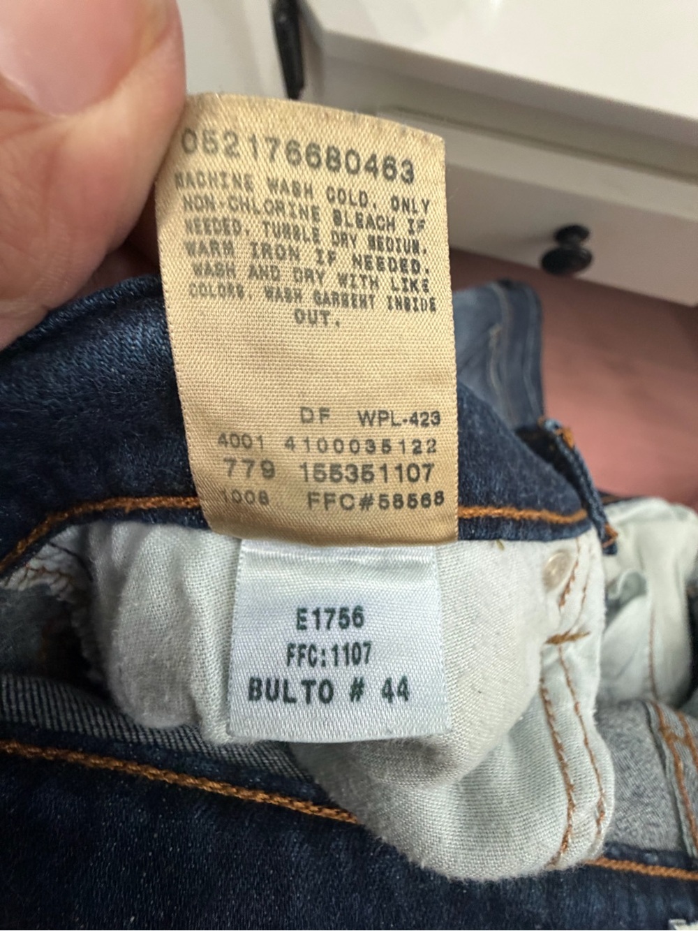Levi's 529 Curvy Bootcut Jeans Dark Wash Denim Size 10 - Picture 7 of 11